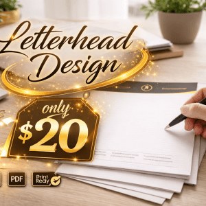 Letter head design